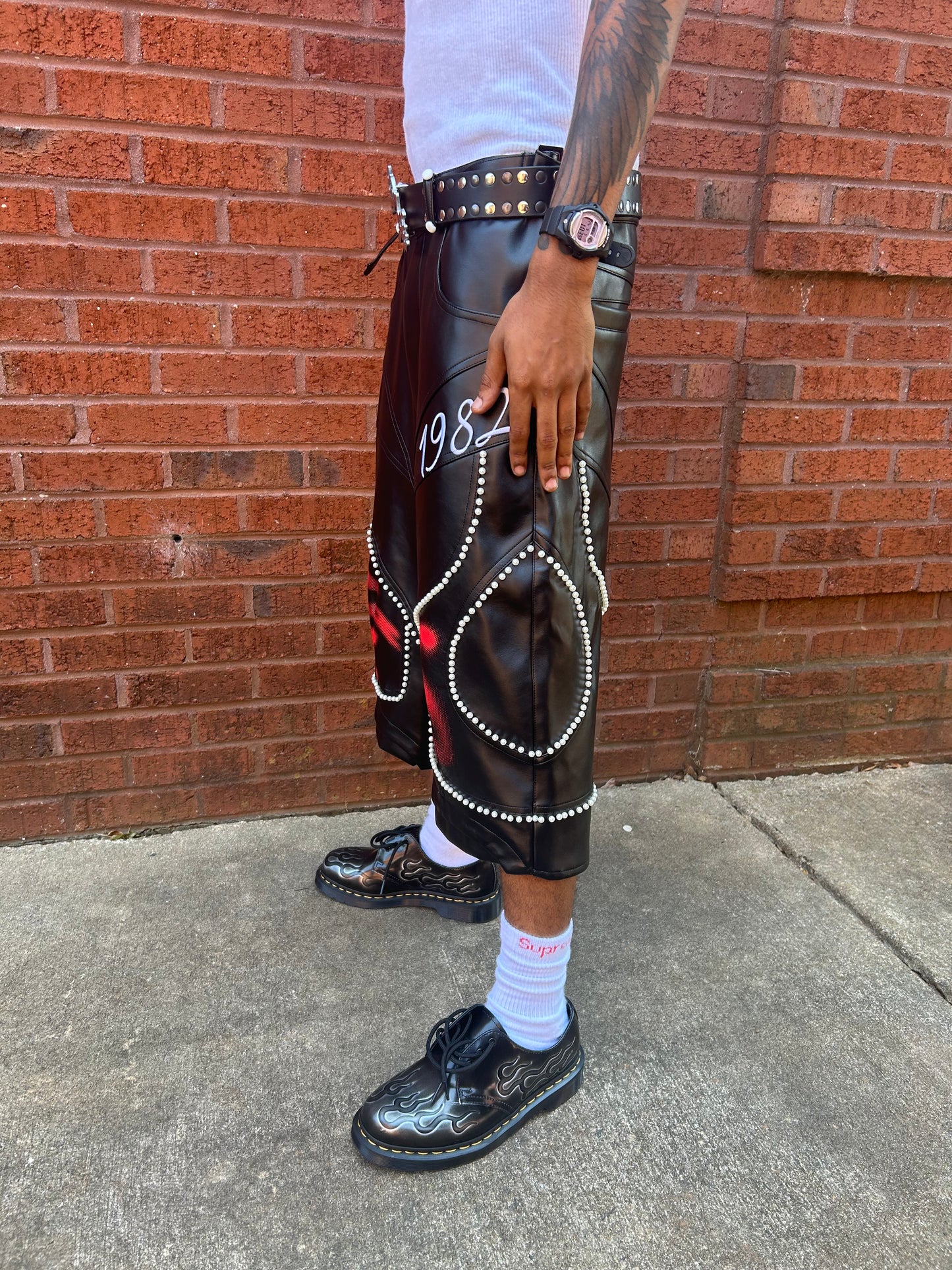 Leather “ARTG” Shorts