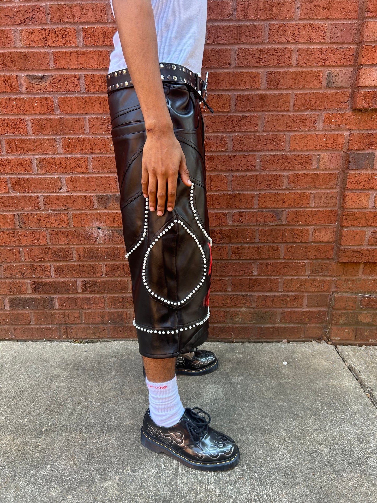 Leather “ARTG” Shorts