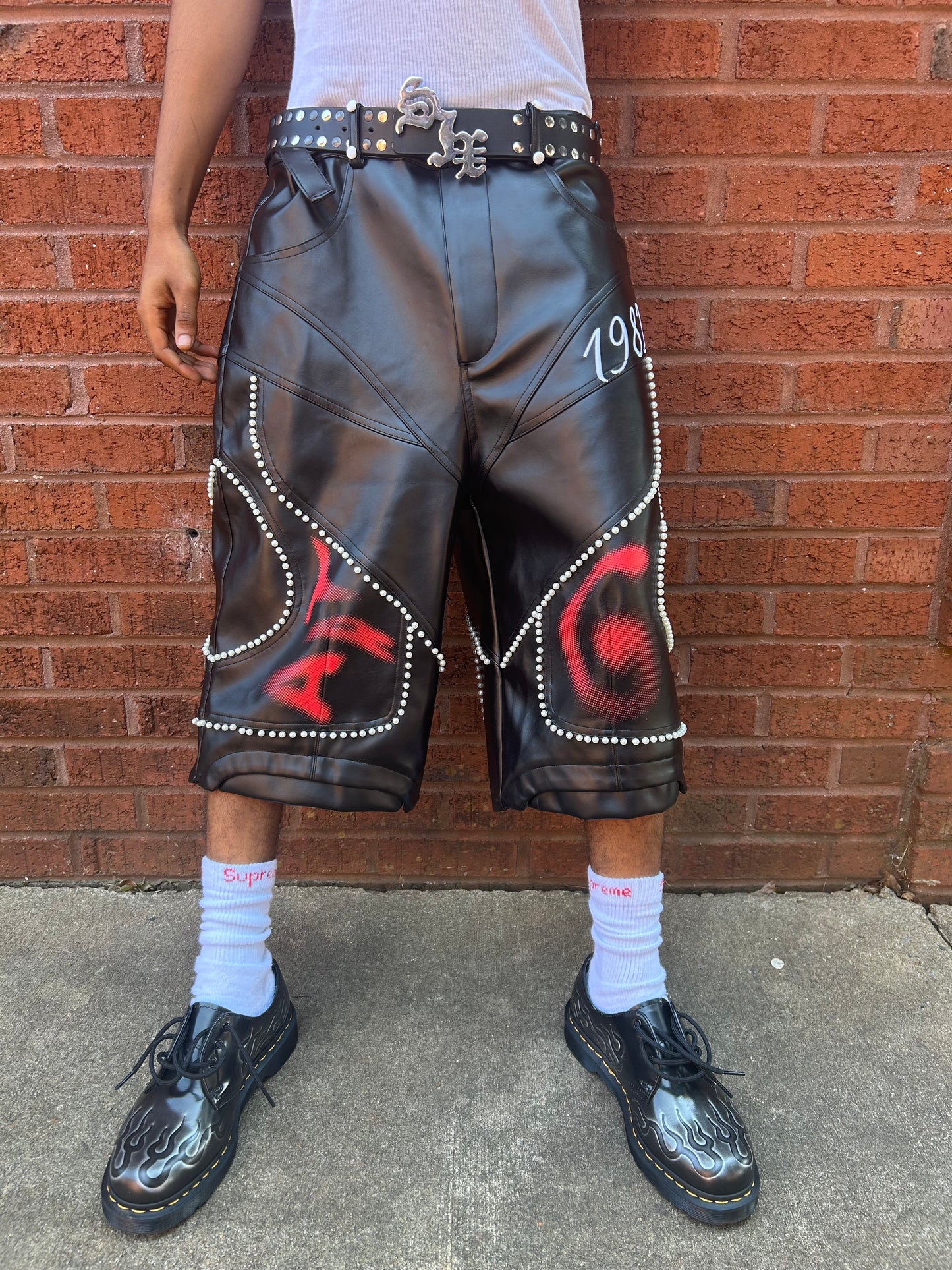 Leather “ARTG” Shorts