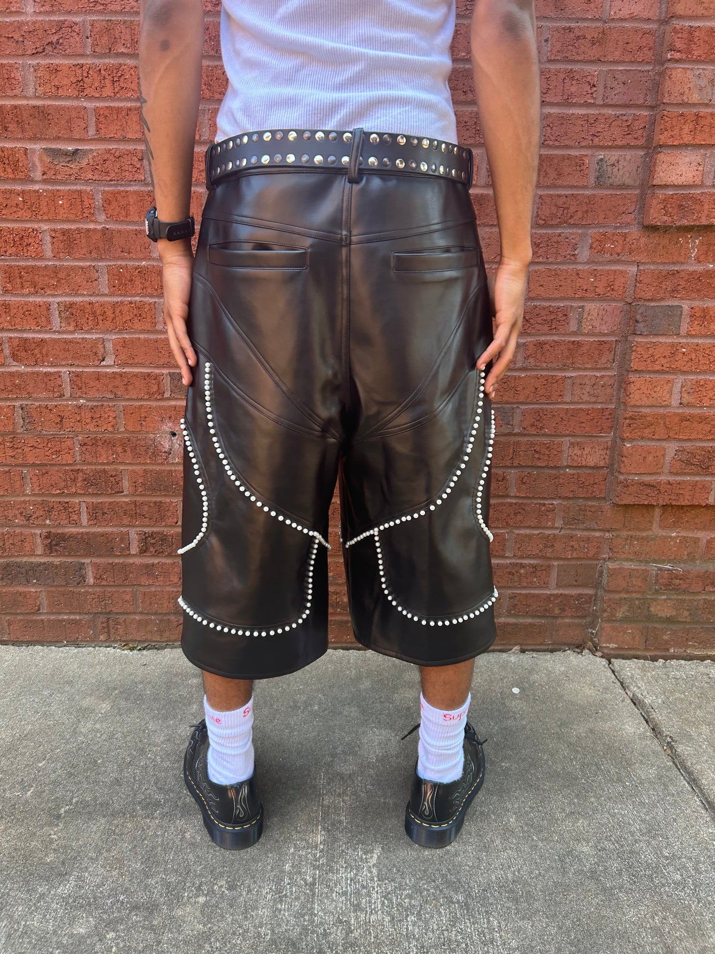 Leather “ARTG” Shorts