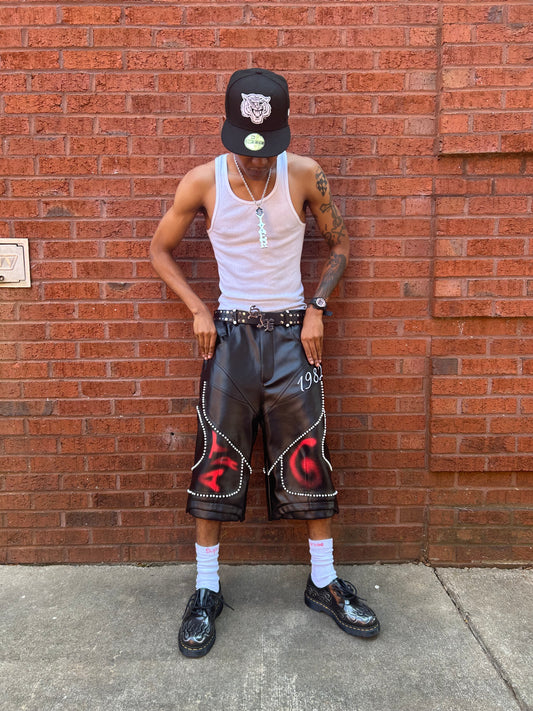 Leather “ARTG” Shorts